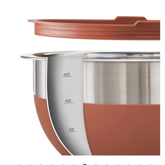 (Ew)Tramontina stainless steel 10pieces mixing bowls with greater and lid - Picture 3 of 9